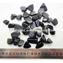 Blue gold stone tumbled stone,high polish